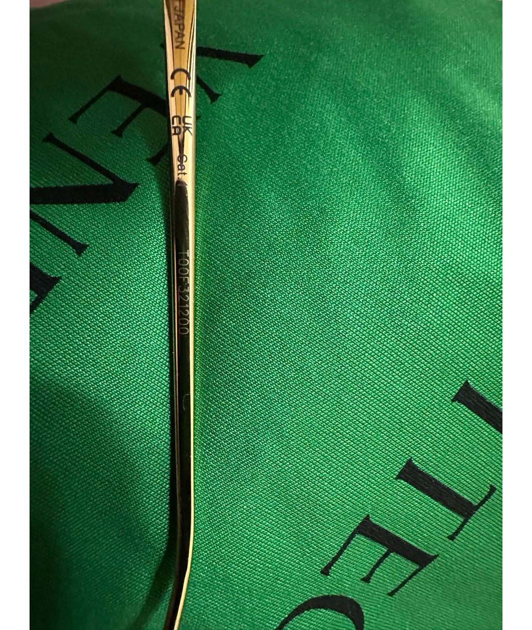 BOTTEGA VENETA Коричневые пластиковые солнцезащитные очки, фото 6