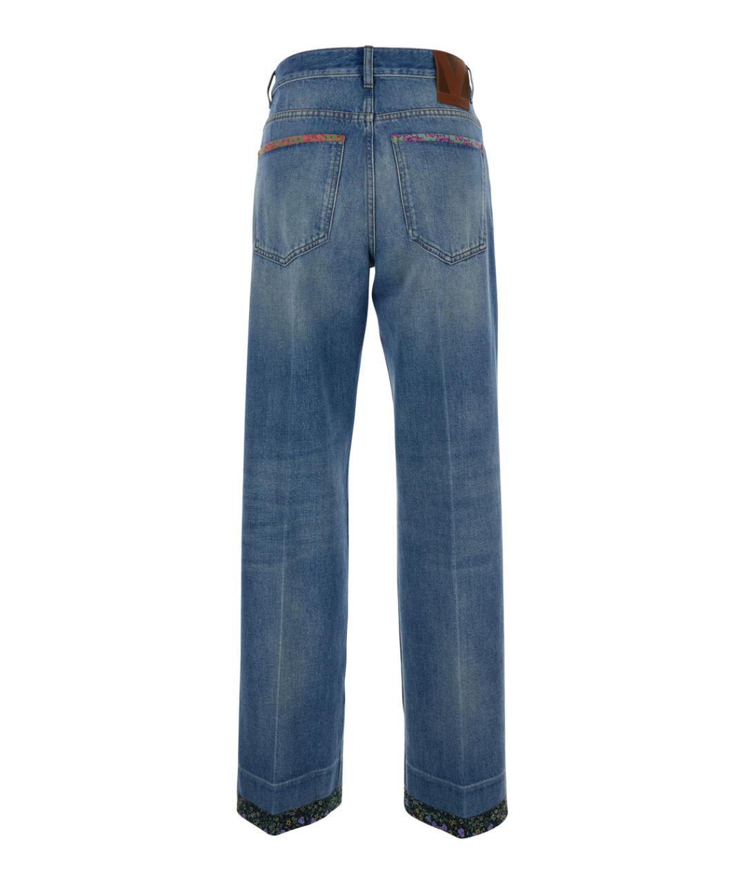 VALENTINO Синие прямые джинсы, фото 2