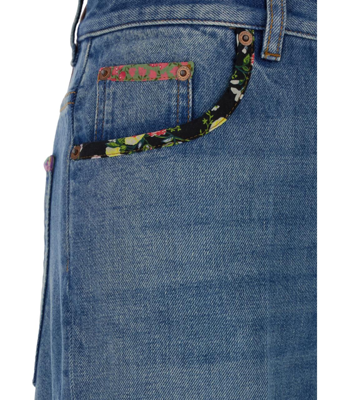 VALENTINO Синие прямые джинсы, фото 3