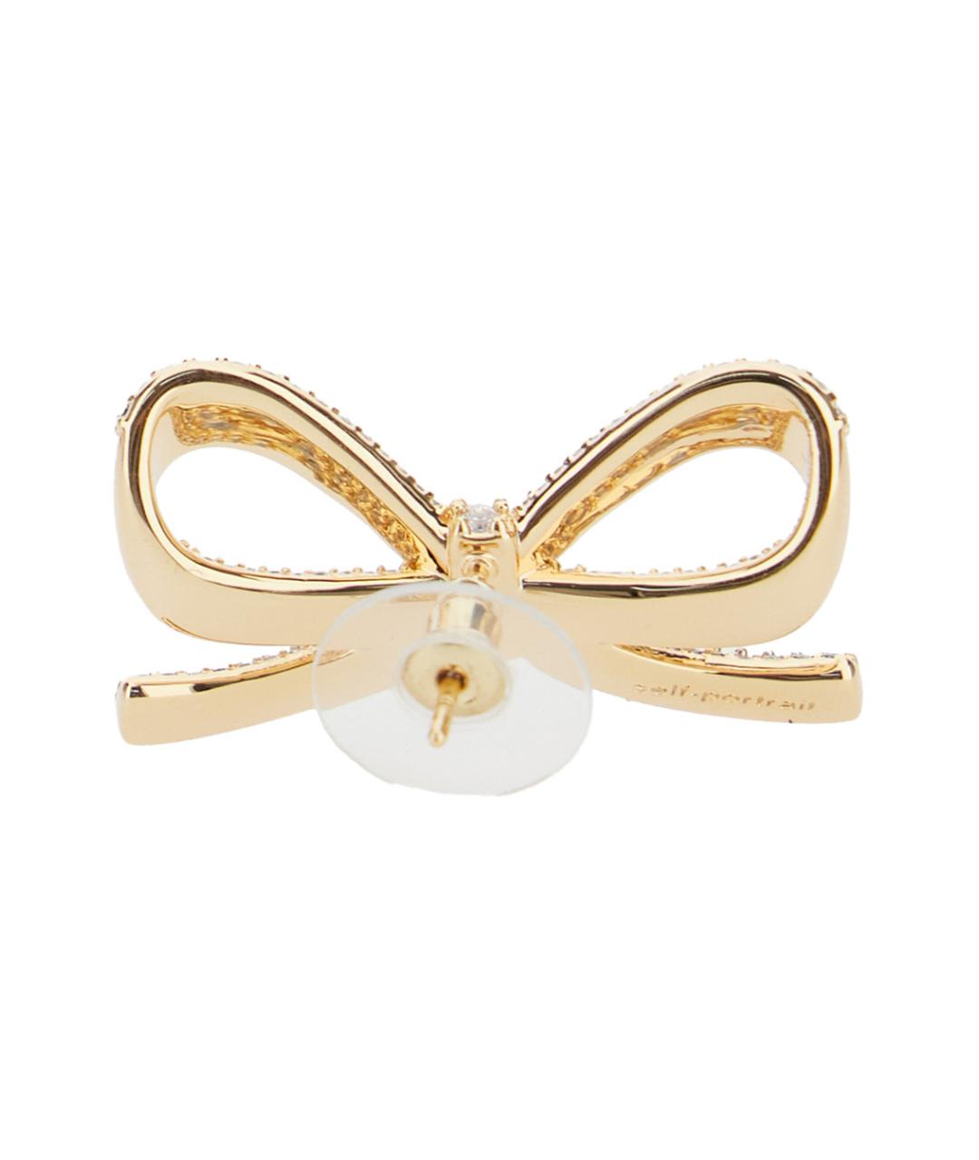 SELF-PORTRAIT Золотые металлические серьги, фото 2