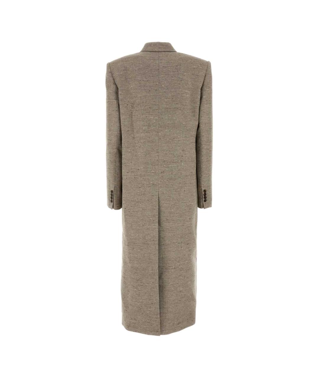 MAGDA BUTRYM Бежевое шелковое пальто, фото 2