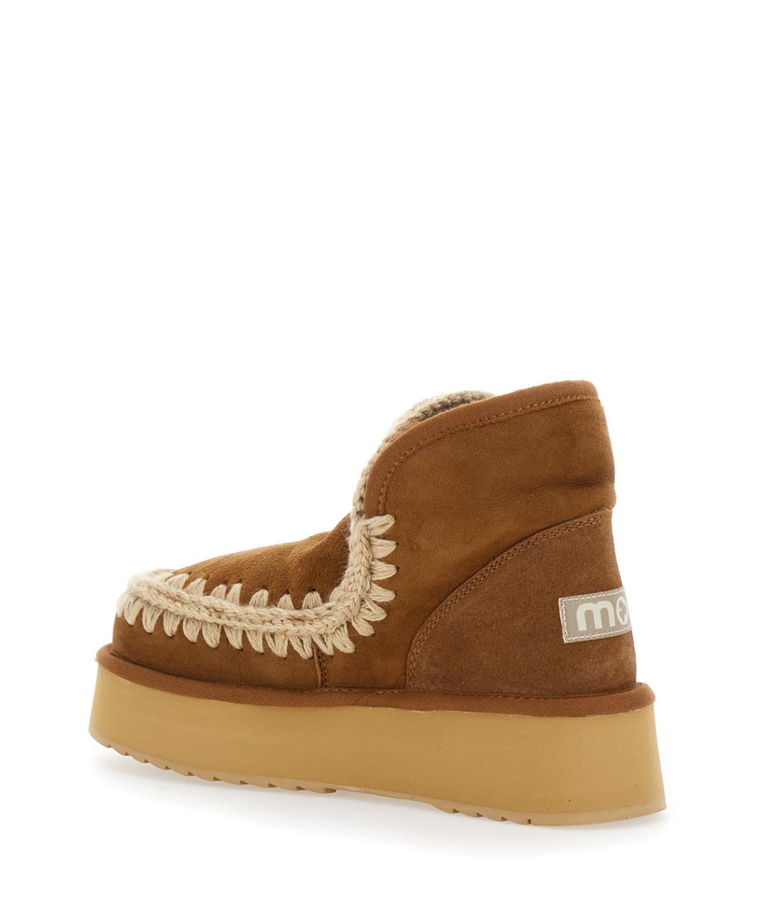 MOU Коричневые ботинки, фото 3