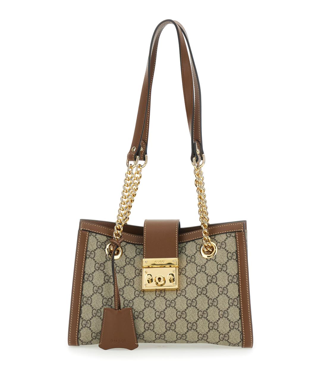 GUCCI Бежевая сумка тоут, фото 1