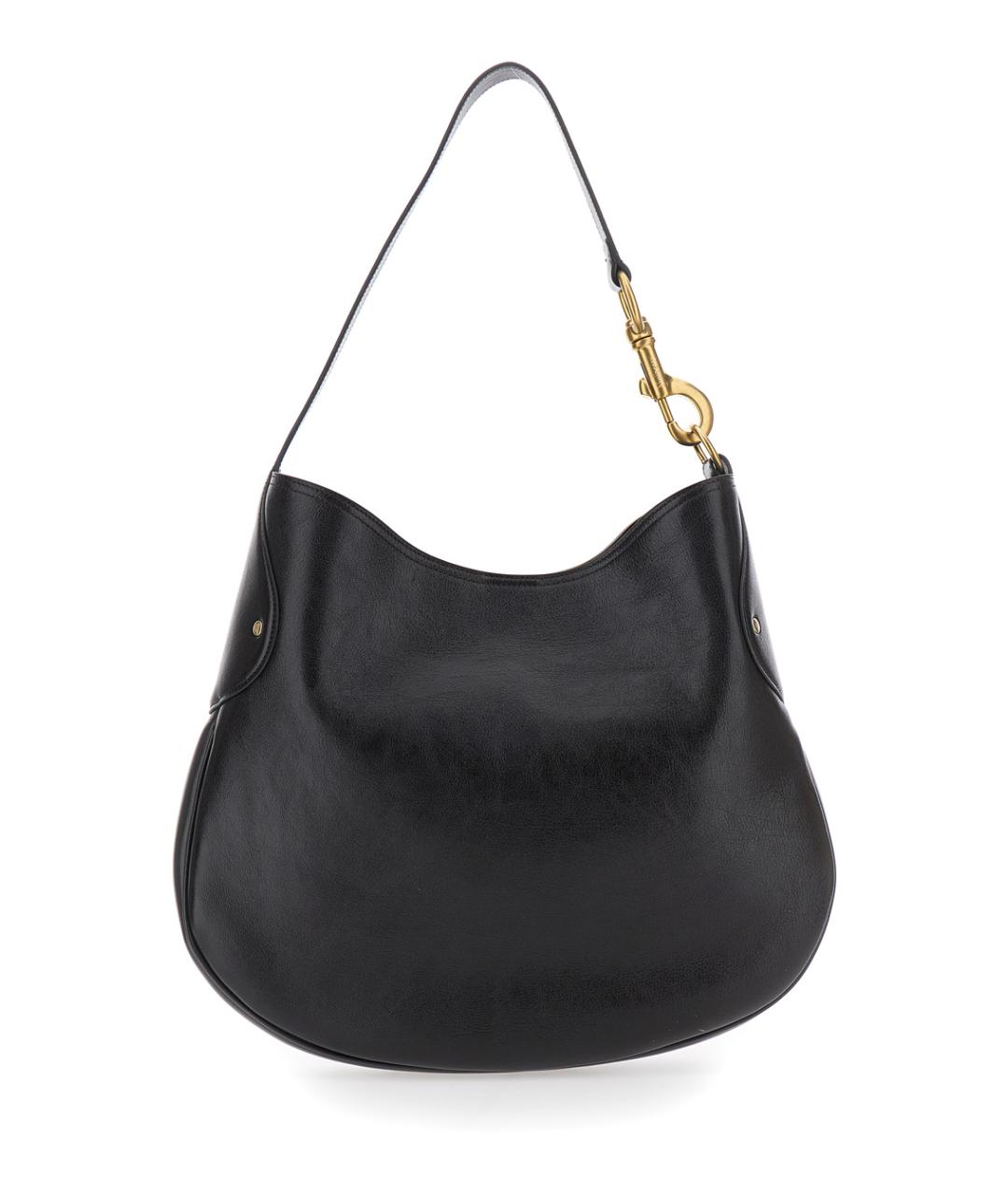 MULBERRY Черная кожаная сумка через плечо, фото 2