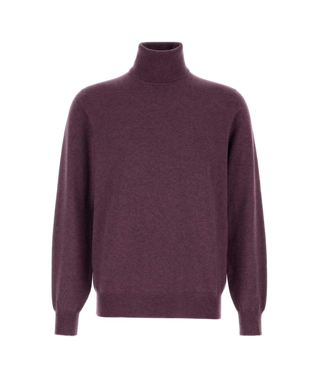 BRUNELLO CUCINELLI Фиолетовый кашемировый джемпер / свитер, фото 1