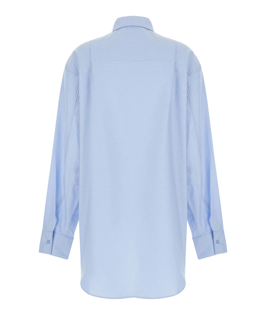 THE ANDAMANE Голубая хлопковая рубашка, фото 2