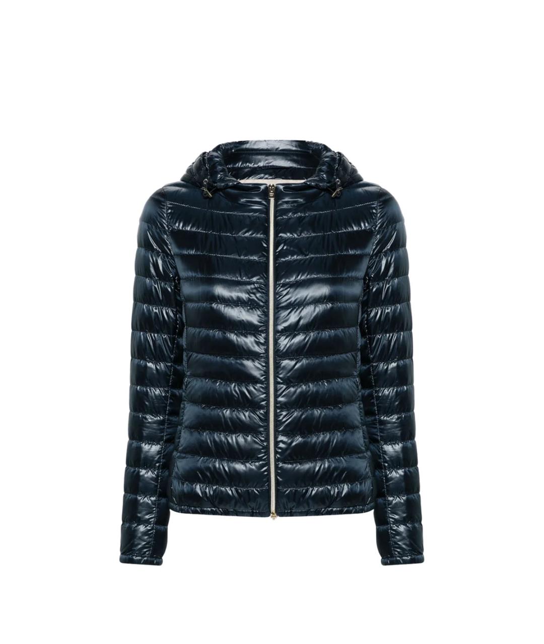 HERNO Синий полиамидовый пуховик, фото 1