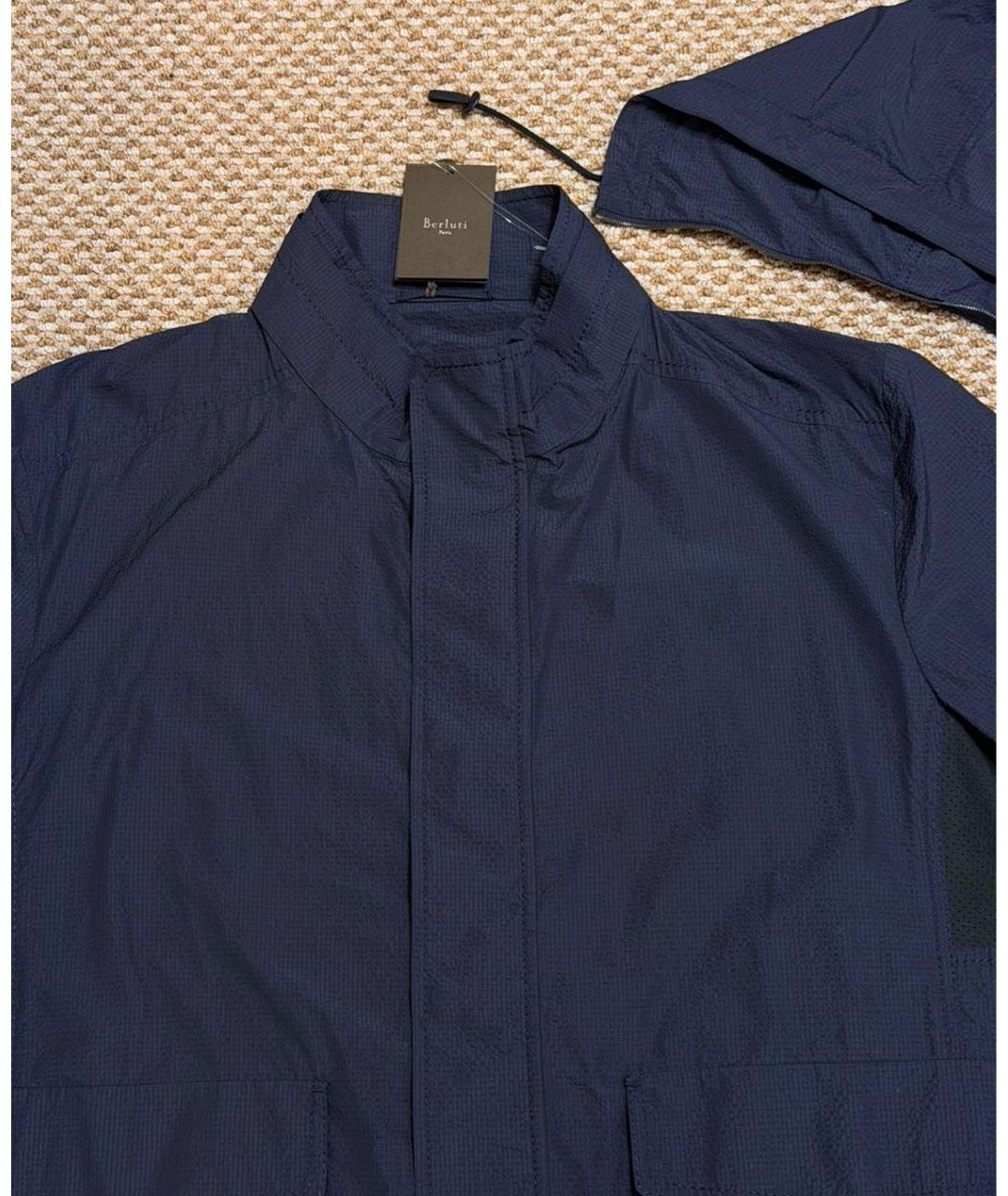 BERLUTI Темно-синяя куртка, фото 4