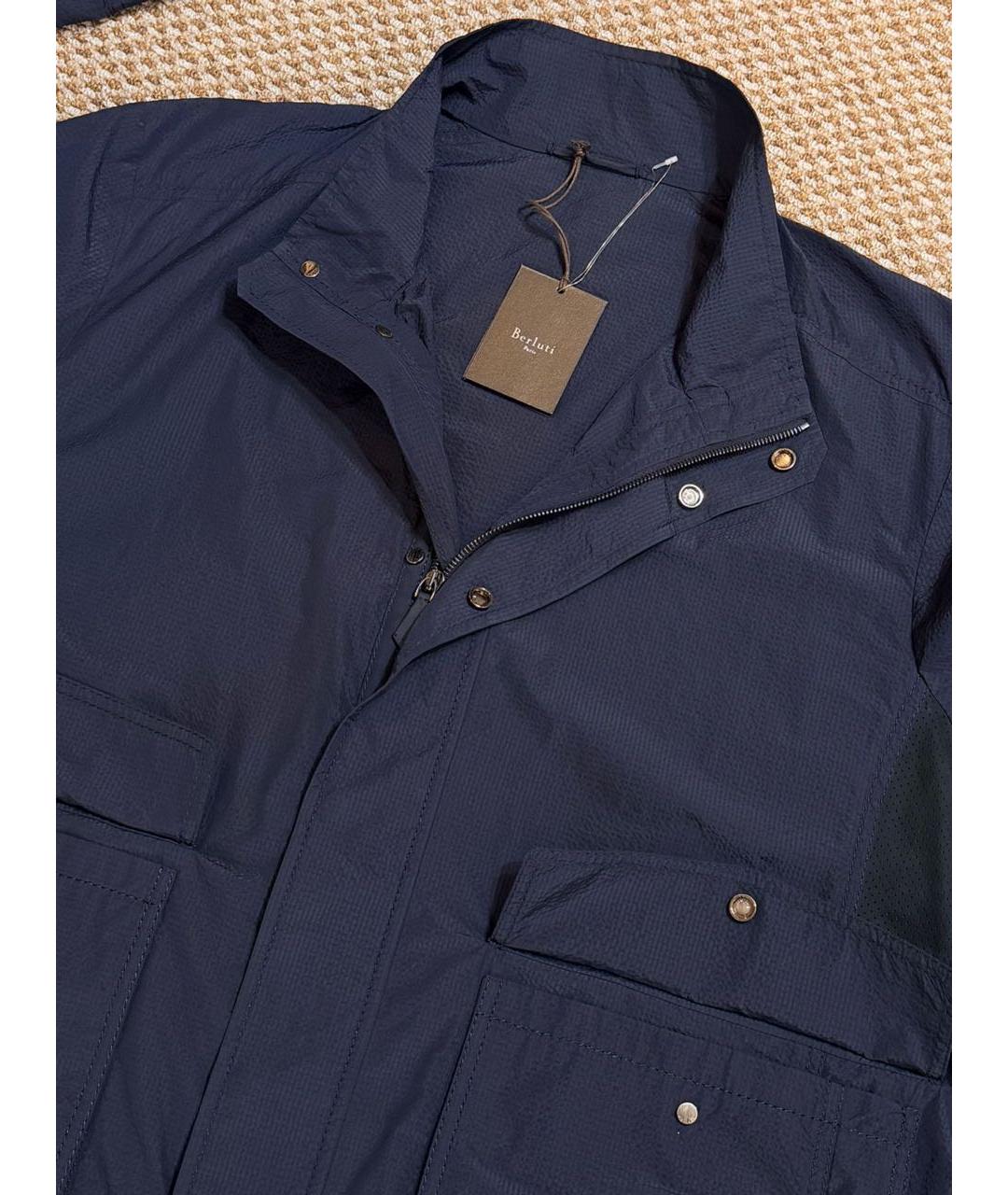 BERLUTI Темно-синяя куртка, фото 6