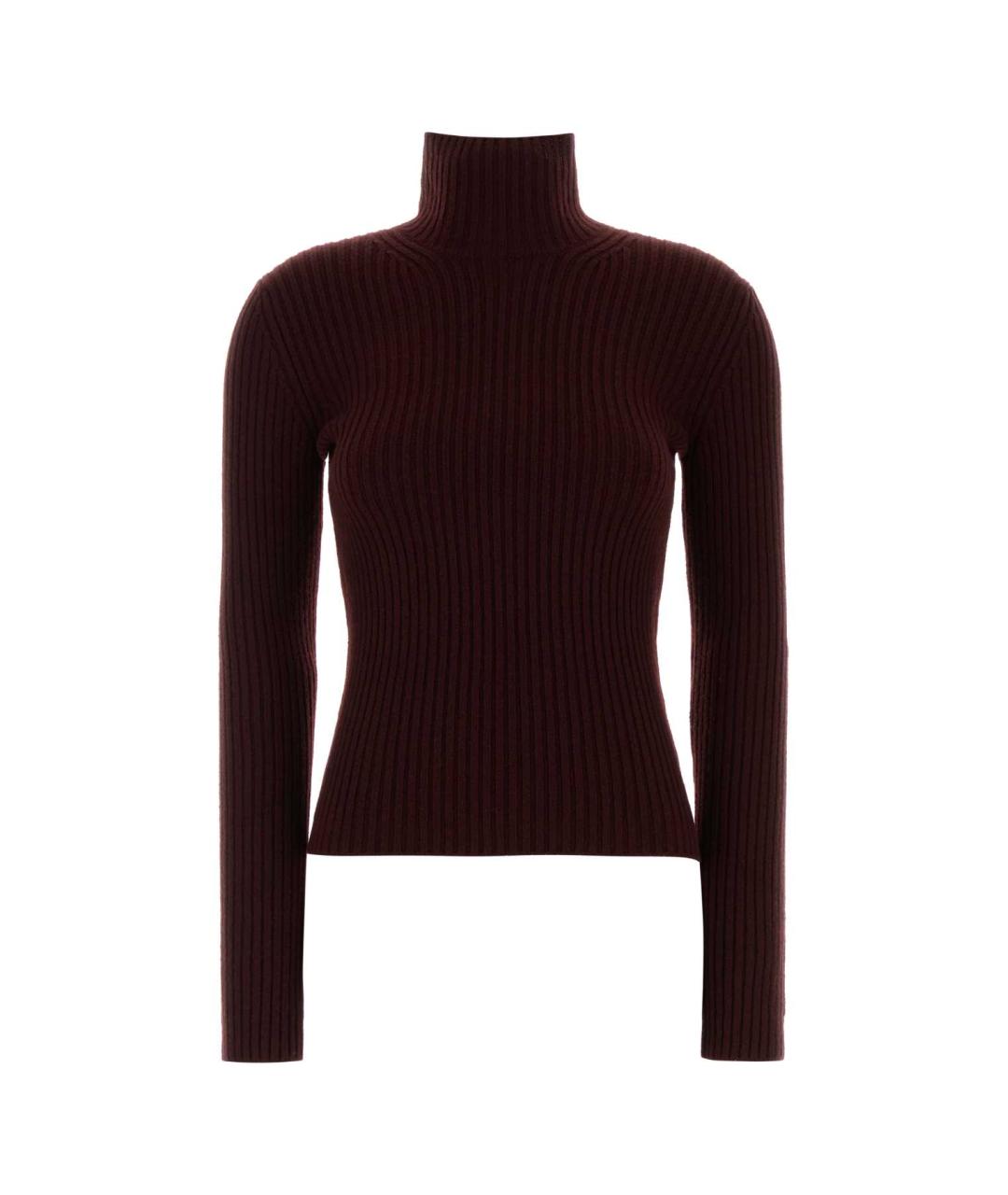 MAX MARA Бордовая шерстяная водолазка, фото 1