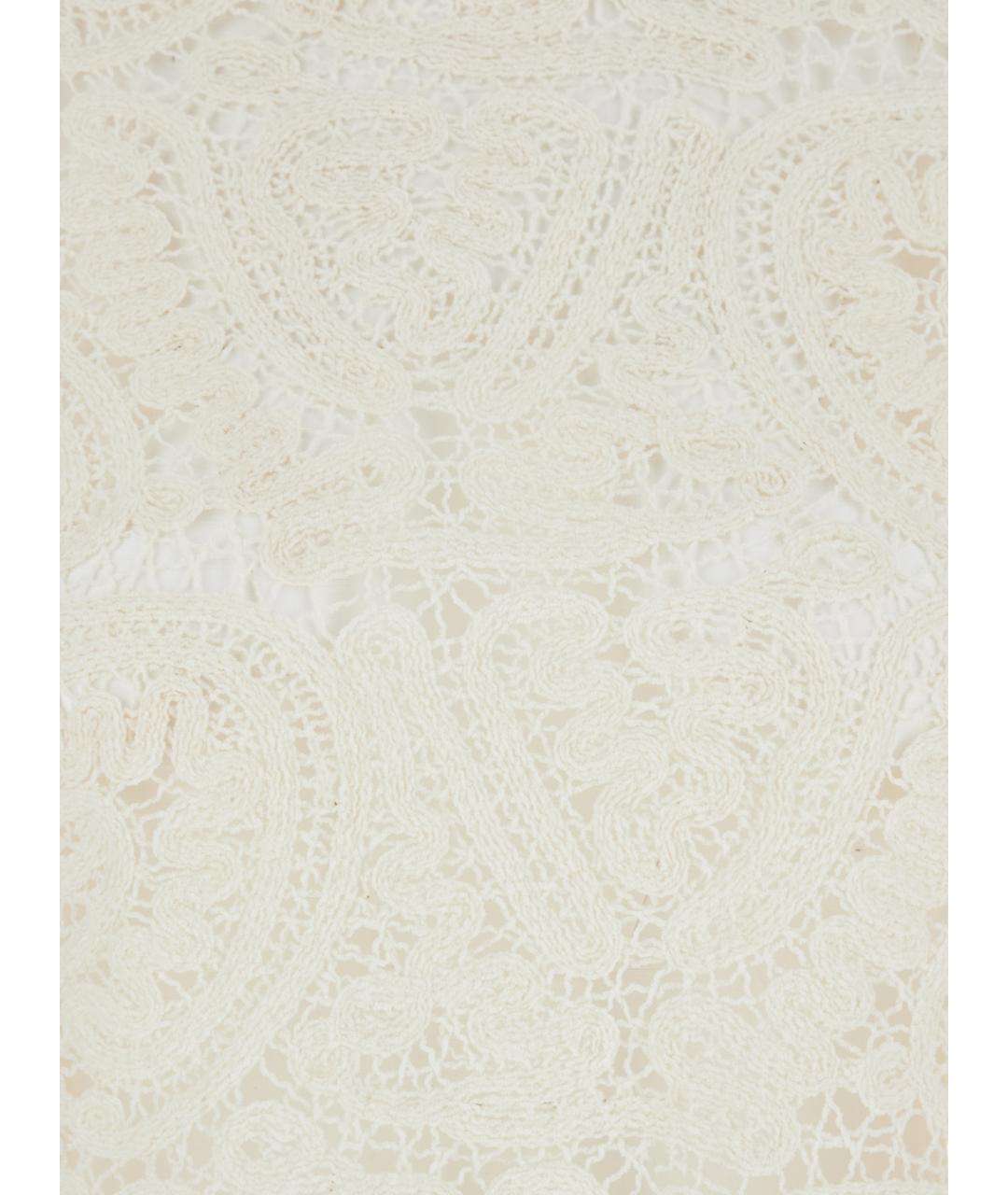 LOULOU STUDIO Белая шелковая блузы, фото 2