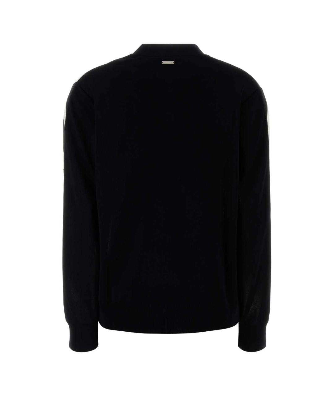 FERRAGAMO Черный шелковый кардиган, фото 2