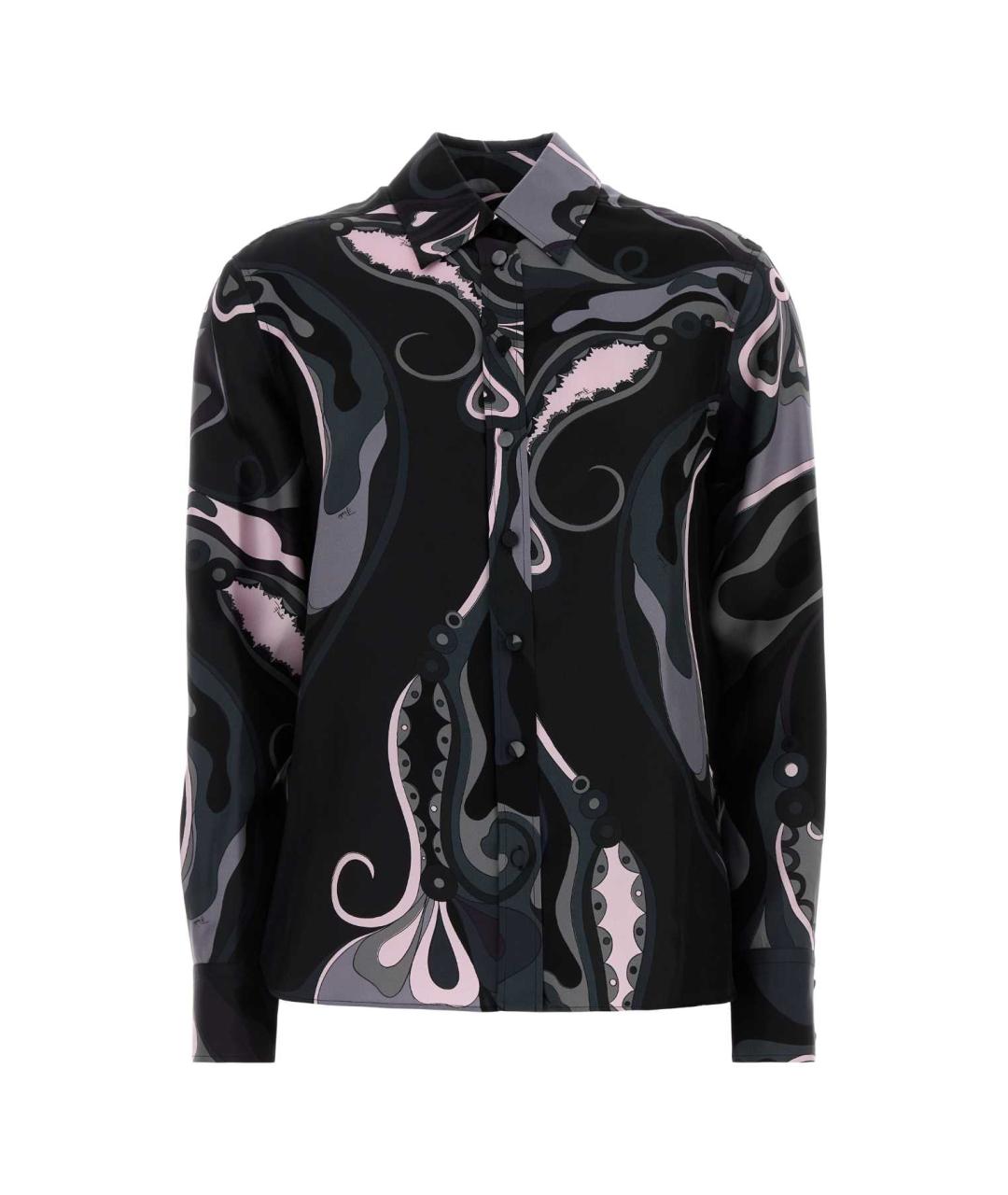 EMILIO PUCCI Мульти шелковая рубашка, фото 1