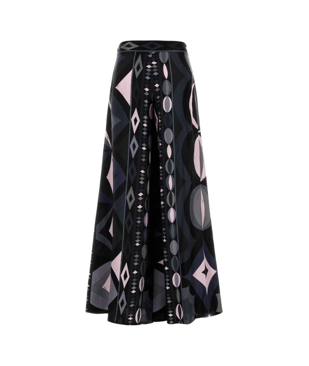 EMILIO PUCCI Мульти шелковые брюки широкие, фото 2