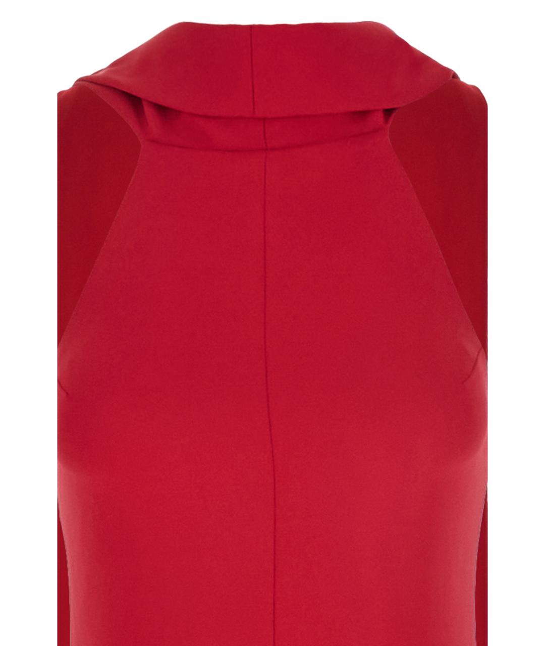 SOLACE LONDON Красное вискозное вечернее платье, фото 3