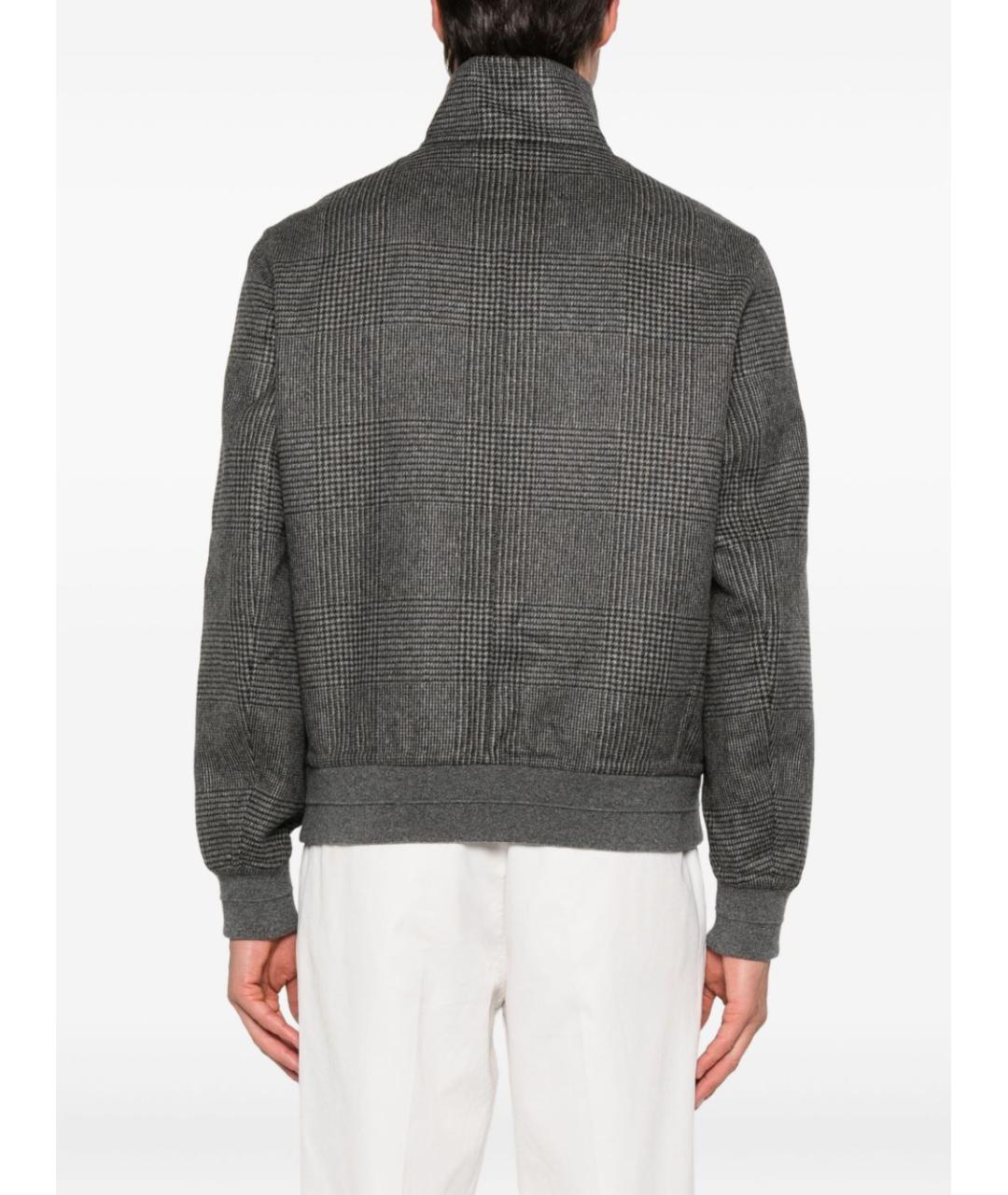 BRUNELLO CUCINELLI Серая кашемировая куртка, фото 3