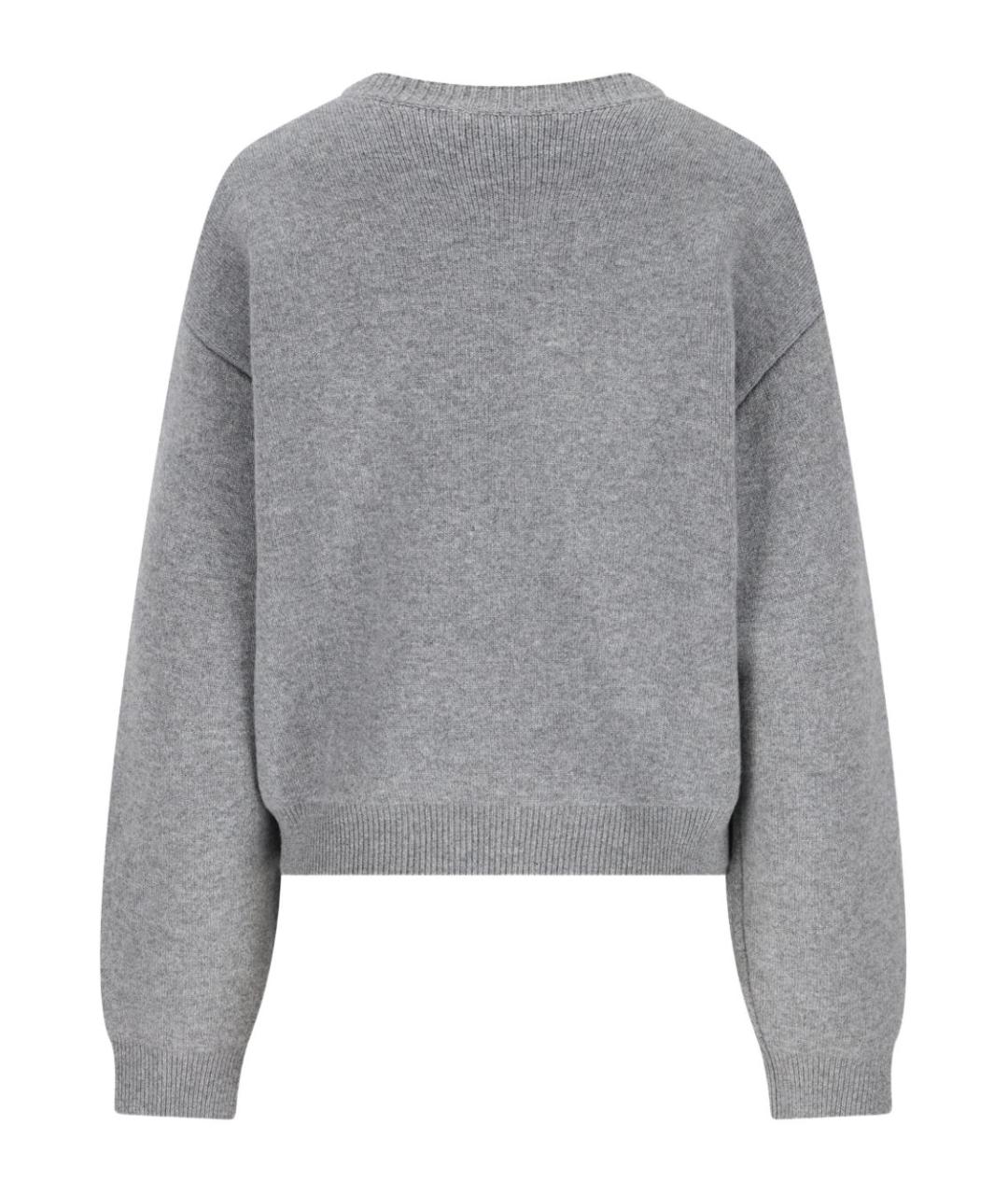 CELINE Серый кашемировый джемпер / свитер, фото 2