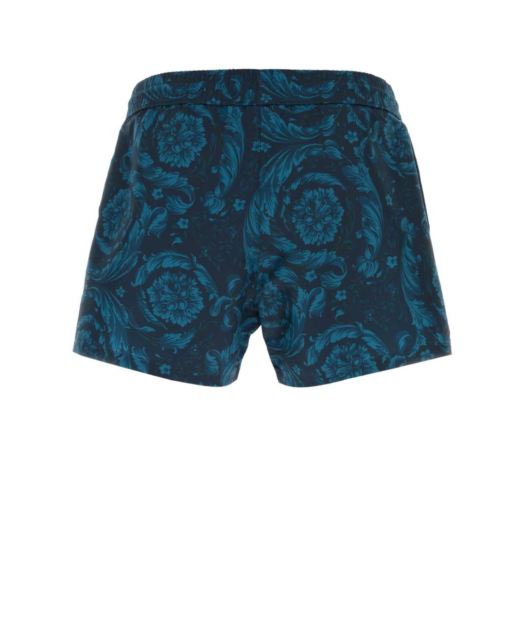 VERSACE Синие полиэстеровые плавки, фото 2