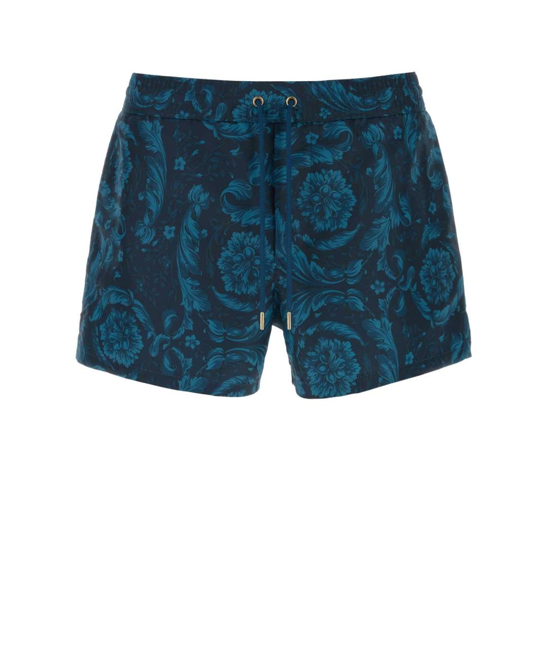 VERSACE Синие полиэстеровые плавки, фото 1