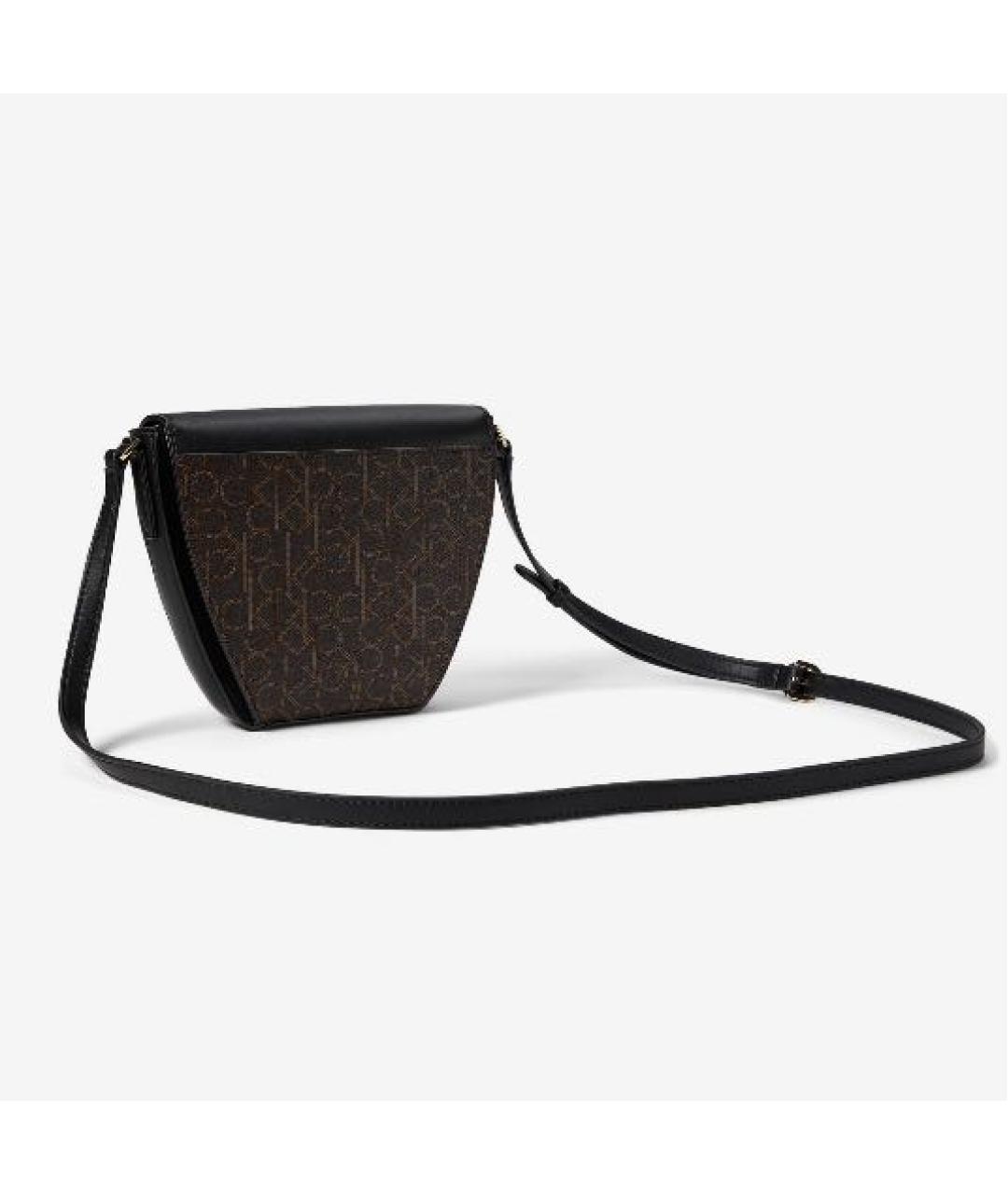 CALVIN KLEIN Черная сумка через плечо из искусственной кожи, фото 6