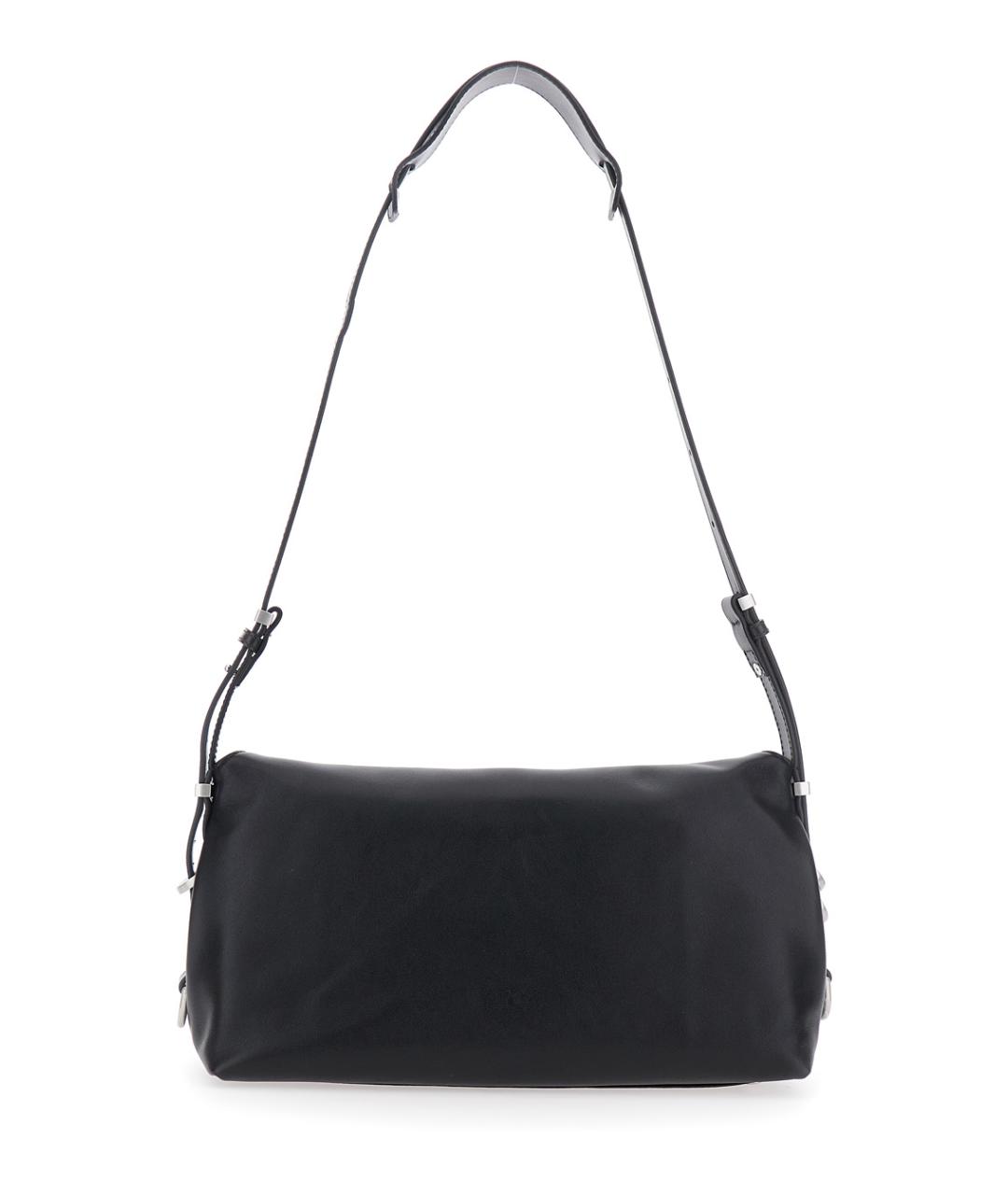 PINKO Черная кожаная сумка через плечо, фото 2