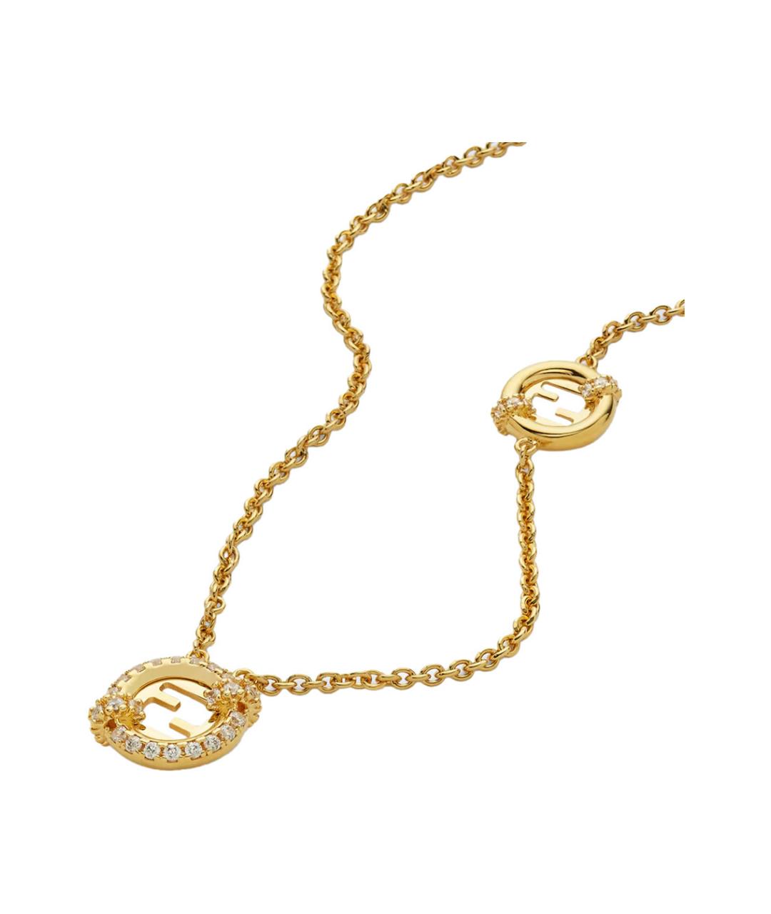 FENDI Золотая металлическая цепочка, фото 2