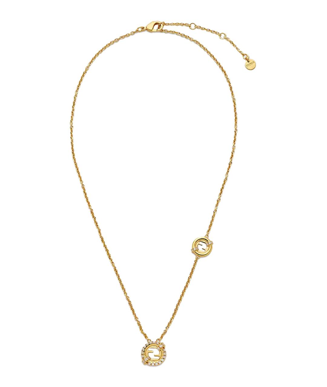 FENDI Золотая металлическая цепочка, фото 1