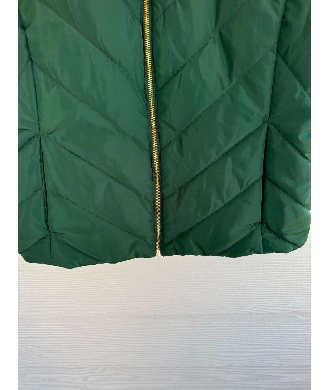 MICHAEL KORS Зеленый полиэстеровый жилет, фото 3