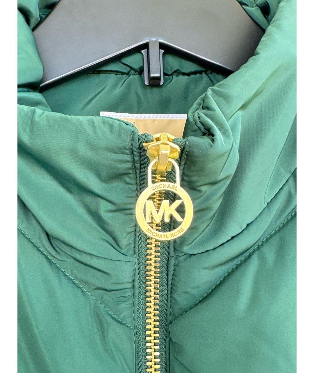 MICHAEL KORS Зеленый полиэстеровый жилет, фото 2