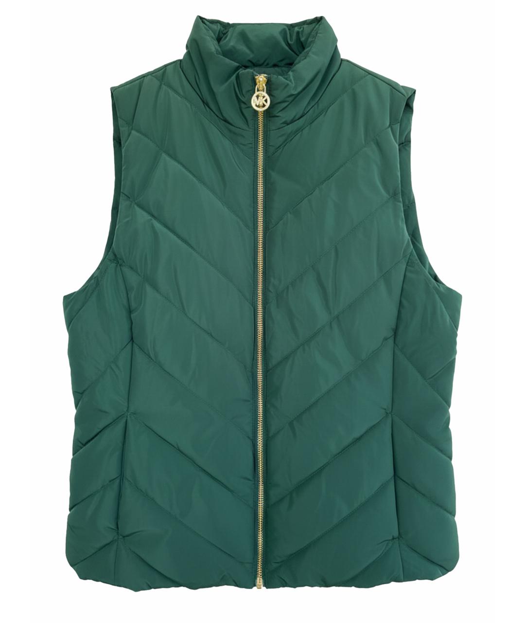 MICHAEL KORS Зеленый полиэстеровый жилет, фото 1