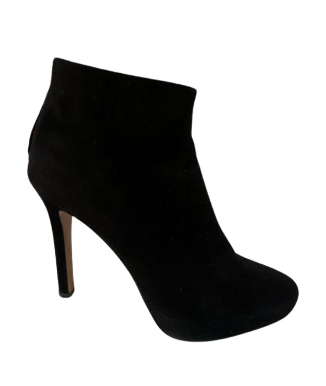 PRADA Черные замшевые ботильоны, фото 1