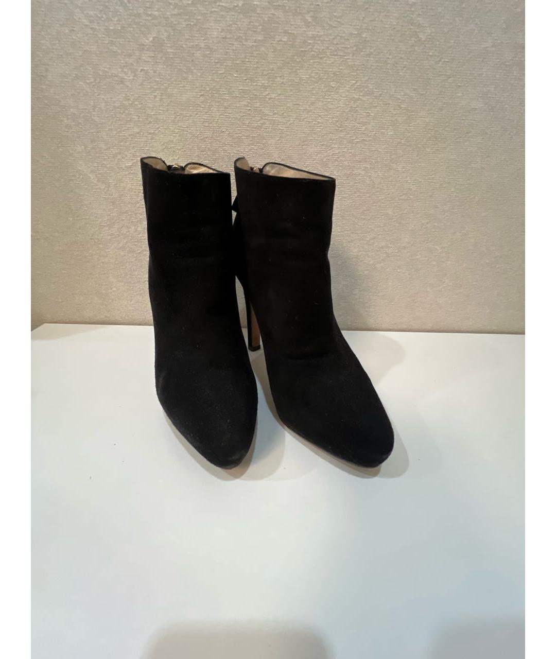 PRADA Черные замшевые ботильоны, фото 2