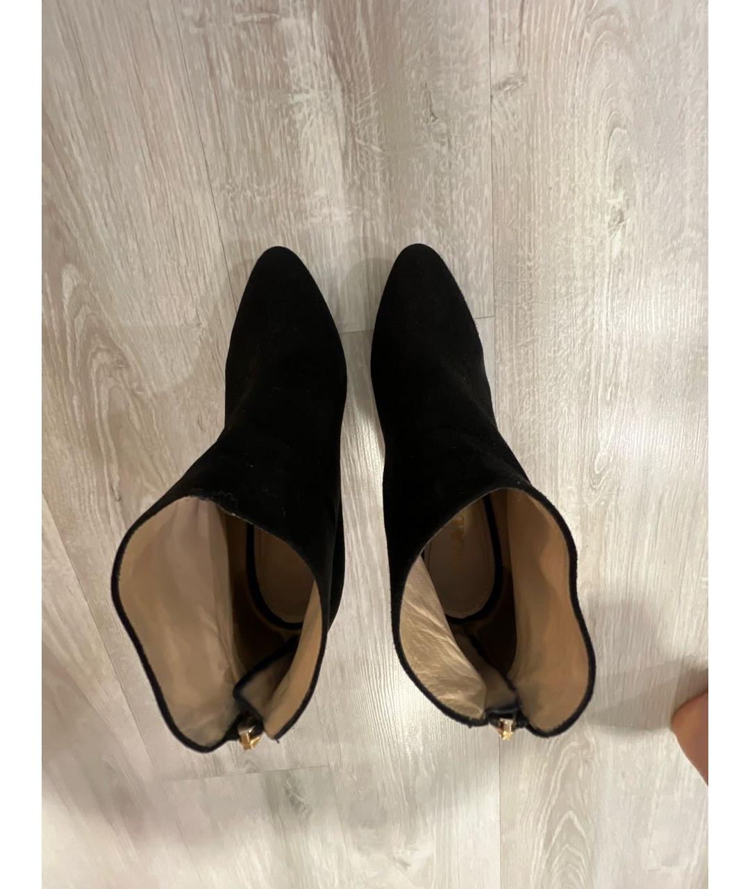 PRADA Черные замшевые ботильоны, фото 3