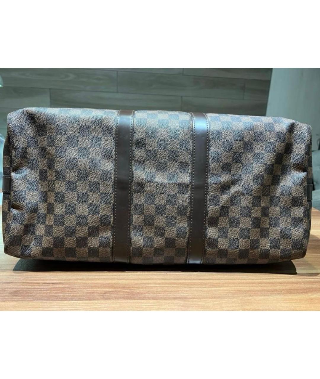 LOUIS VUITTON Коричневая дорожная/спортивная сумка, фото 3