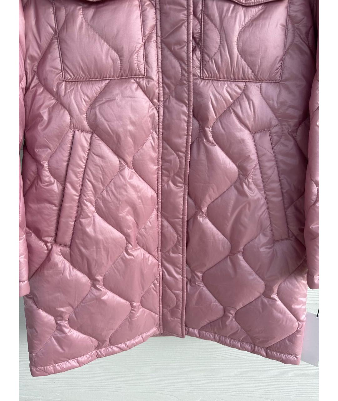 CALVIN KLEIN Розовая полиэстеровая куртка, фото 3