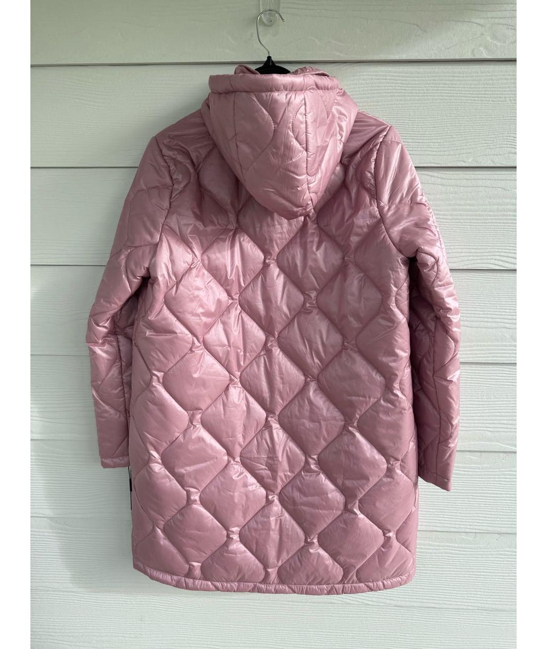 CALVIN KLEIN Розовая полиэстеровая куртка, фото 8