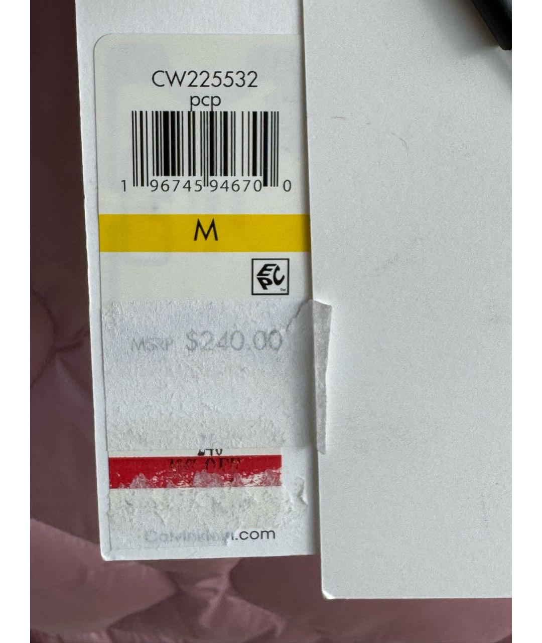 CALVIN KLEIN Розовая полиэстеровая куртка, фото 6