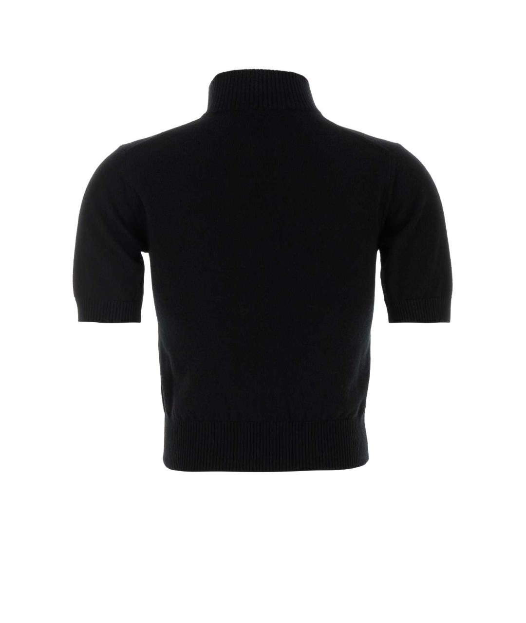 DOLCE&GABBANA Черный кашемировый джемпер / свитер, фото 2