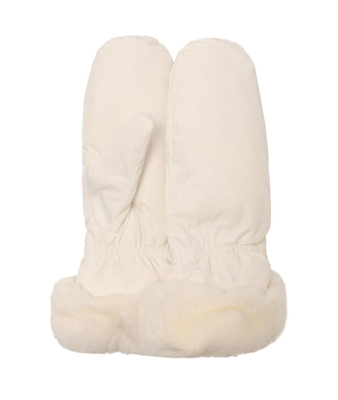 YVES SALOMON Белый пуховик, фото 5