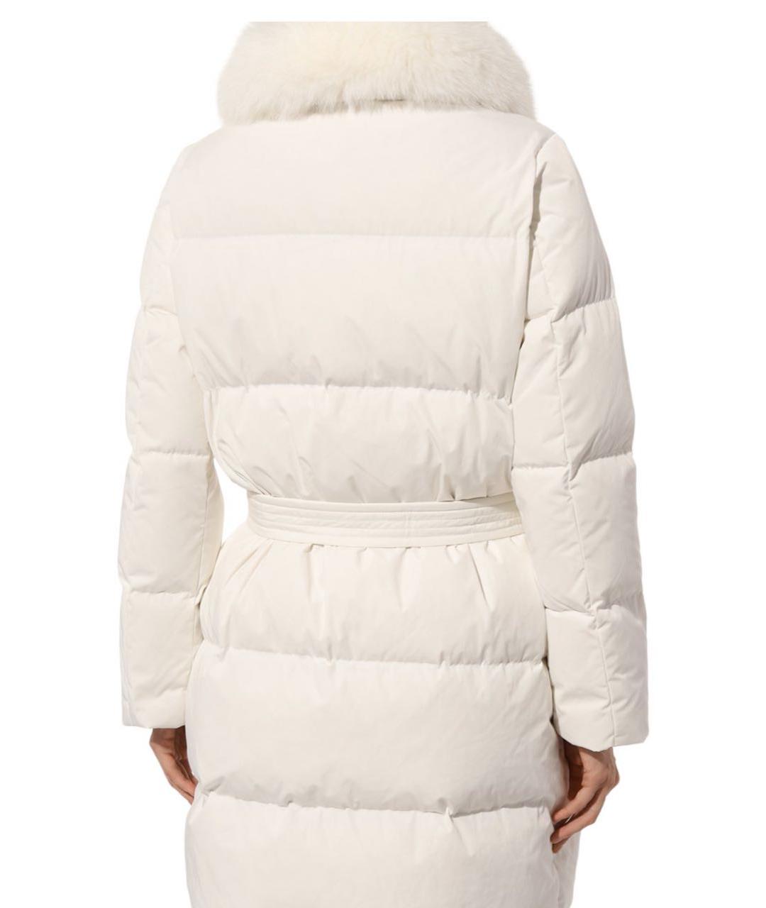 YVES SALOMON Белый пуховик, фото 2