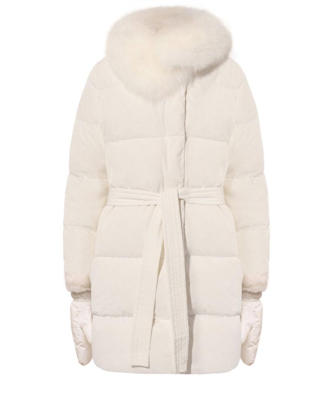 YVES SALOMON Белый пуховик, фото 1