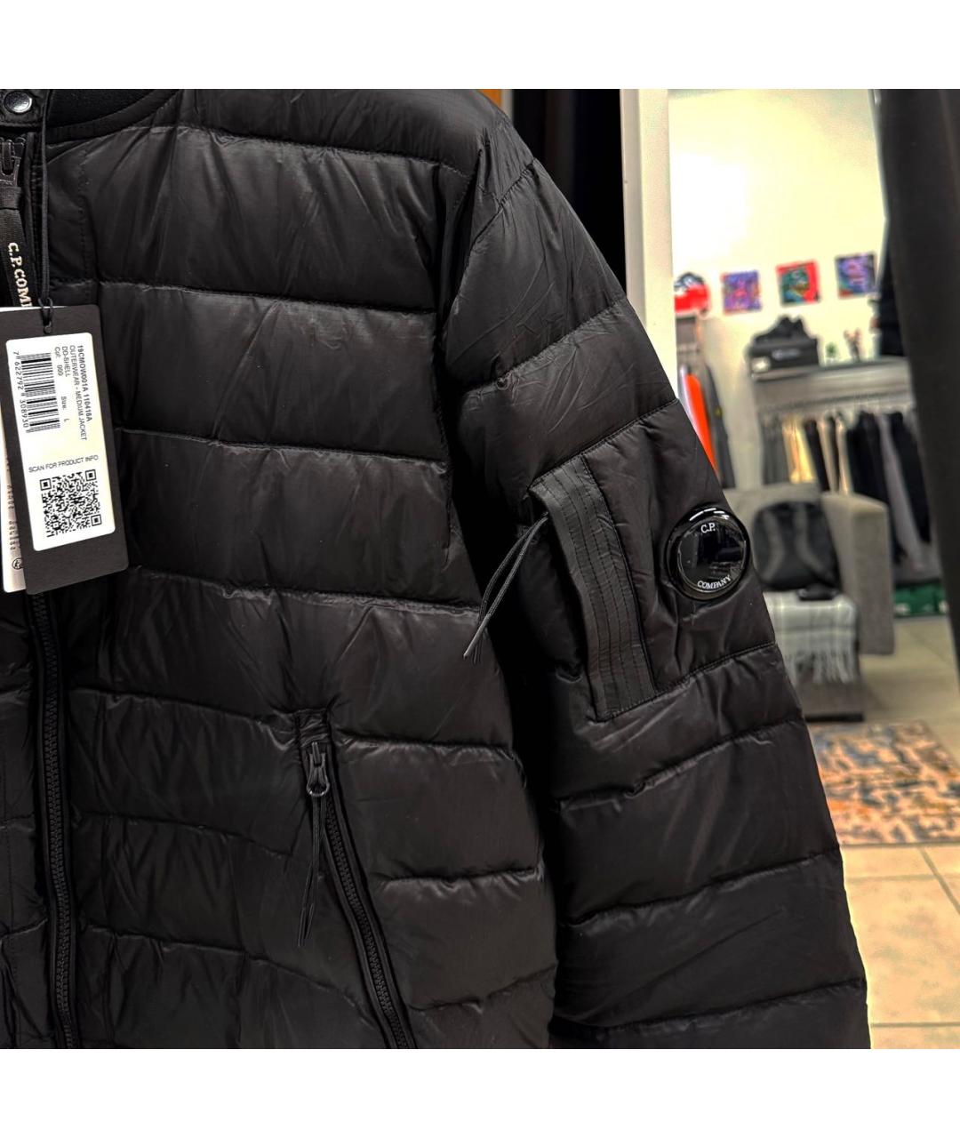 CP COMPANY Черная полиамидовая куртка, фото 7