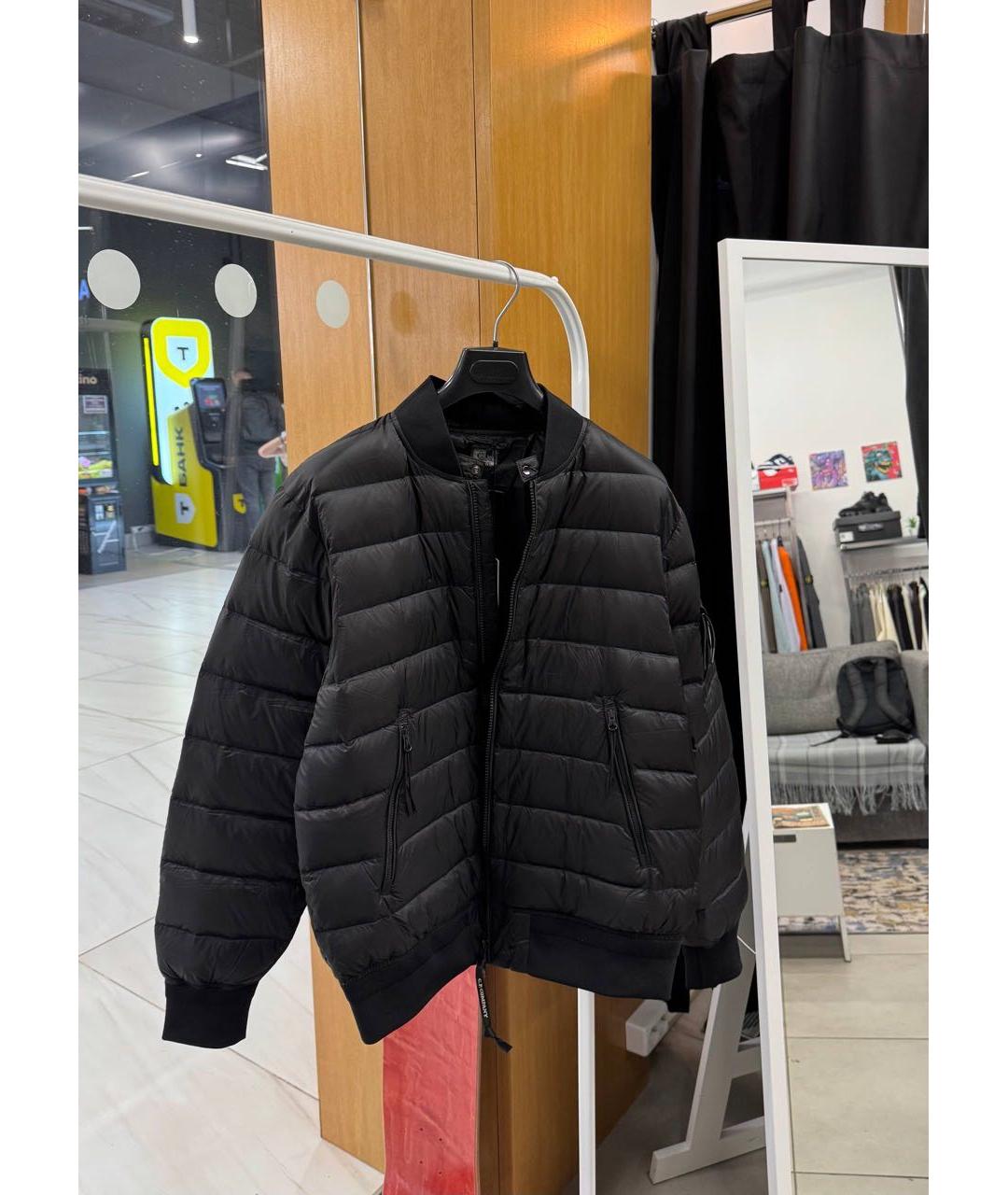 CP COMPANY Черная полиамидовая куртка, фото 4
