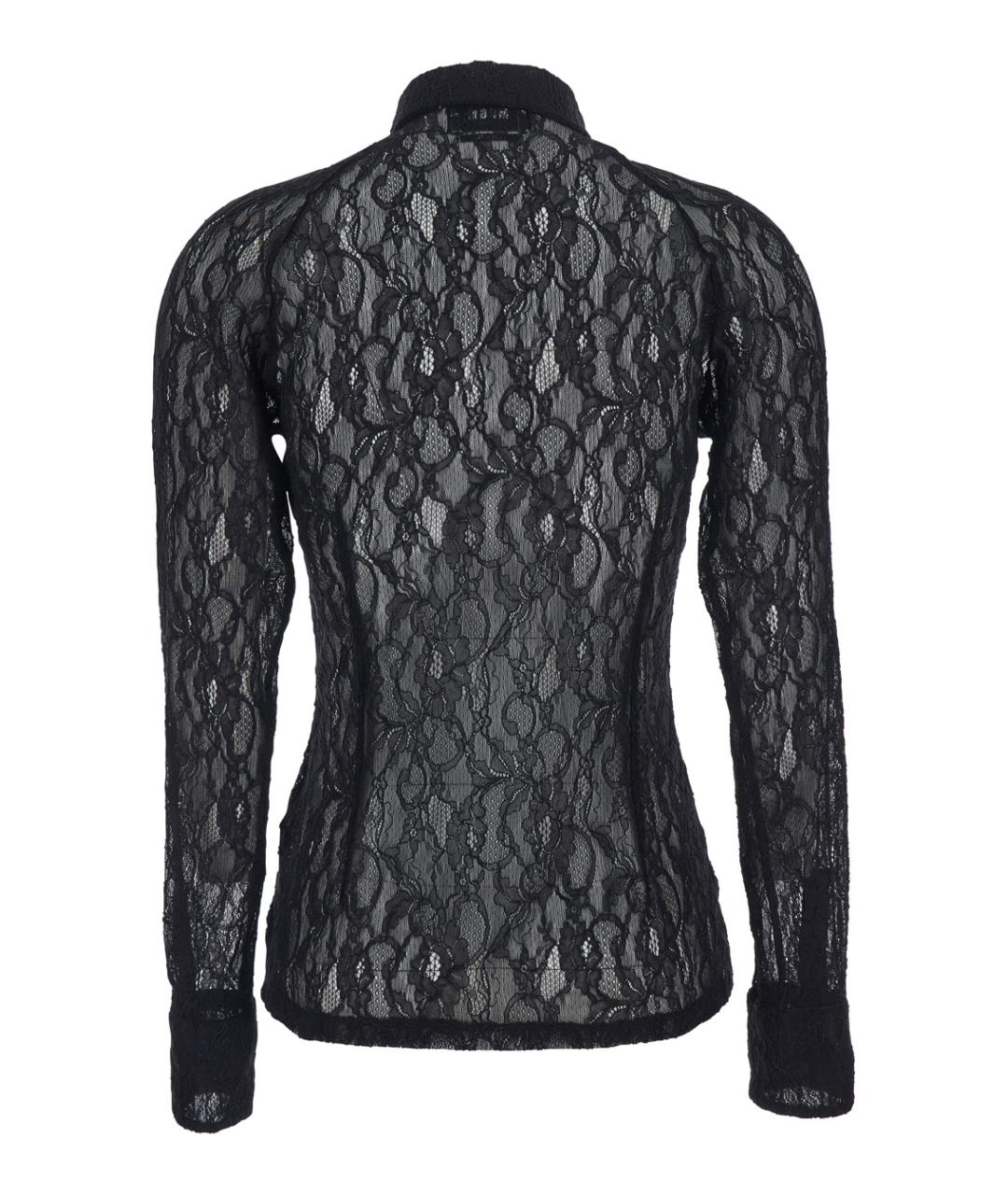 MSGM Черная полиамидовая рубашка, фото 2