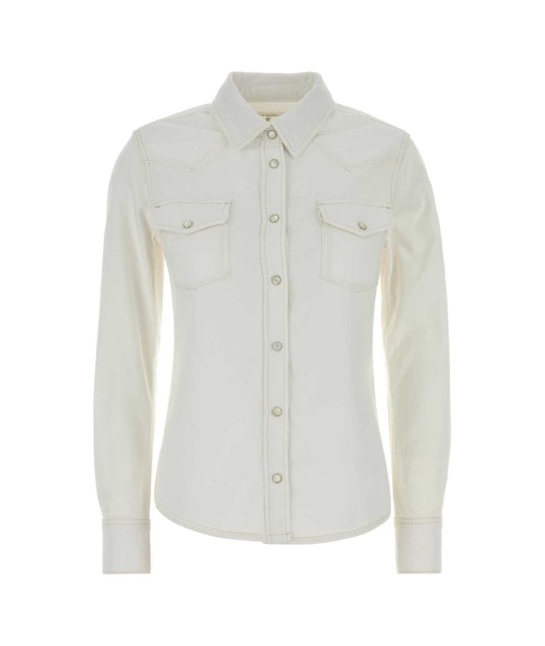 FRAME Белая хлопковая рубашка, фото 1