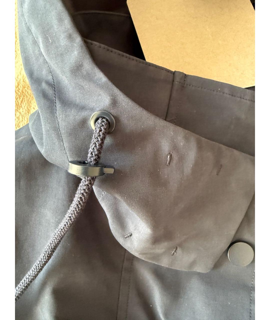 MAX MARA Темно-синяя полиамидовая куртка, фото 8