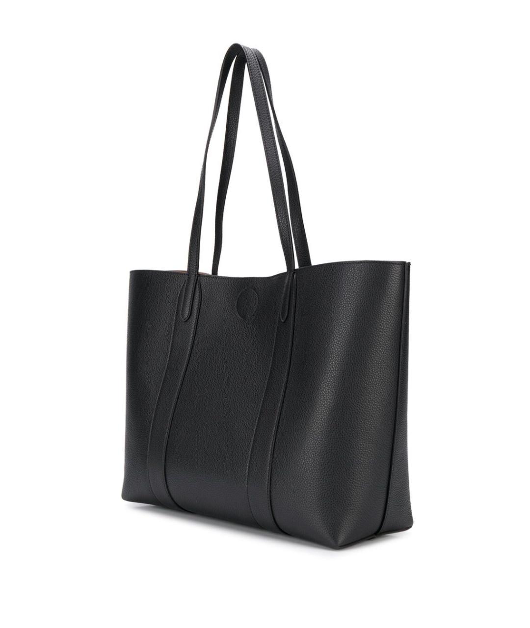 MULBERRY Черная кожаная сумка тоут, фото 2