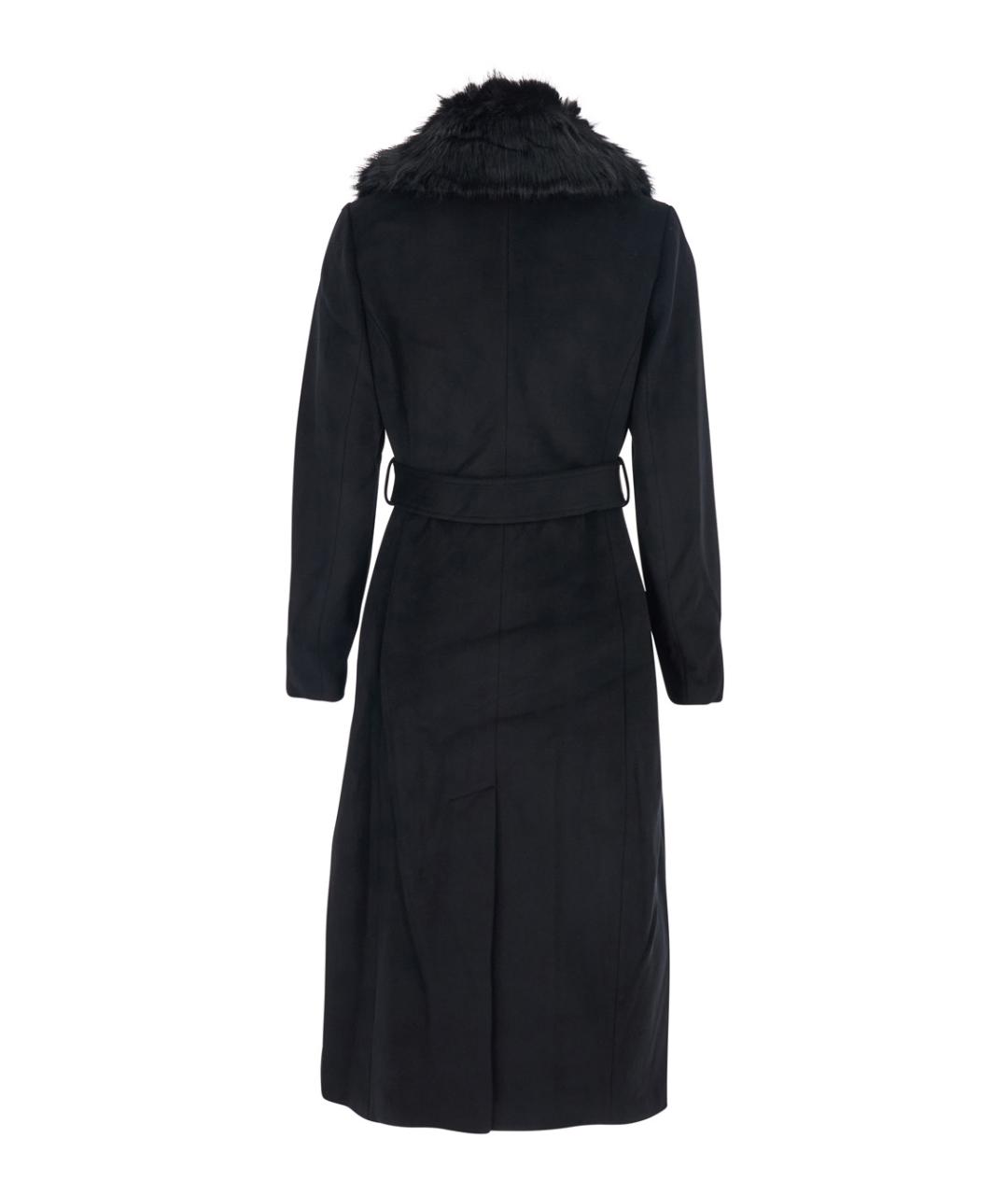 MICHAEL MICHAEL KORS Черное шерстяное пальто, фото 2