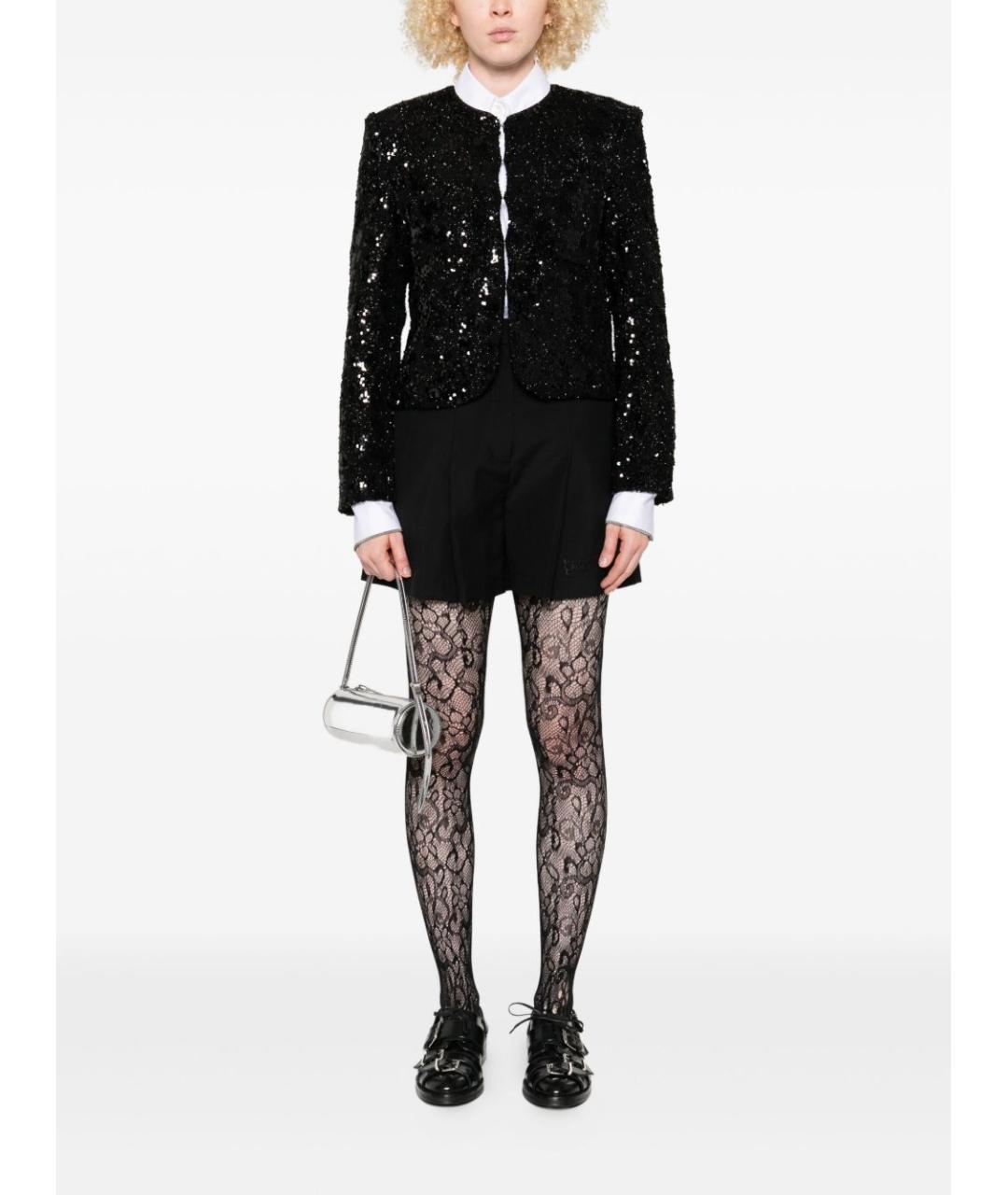 IRO Черный полиэстеровый жакет/пиджак, фото 2