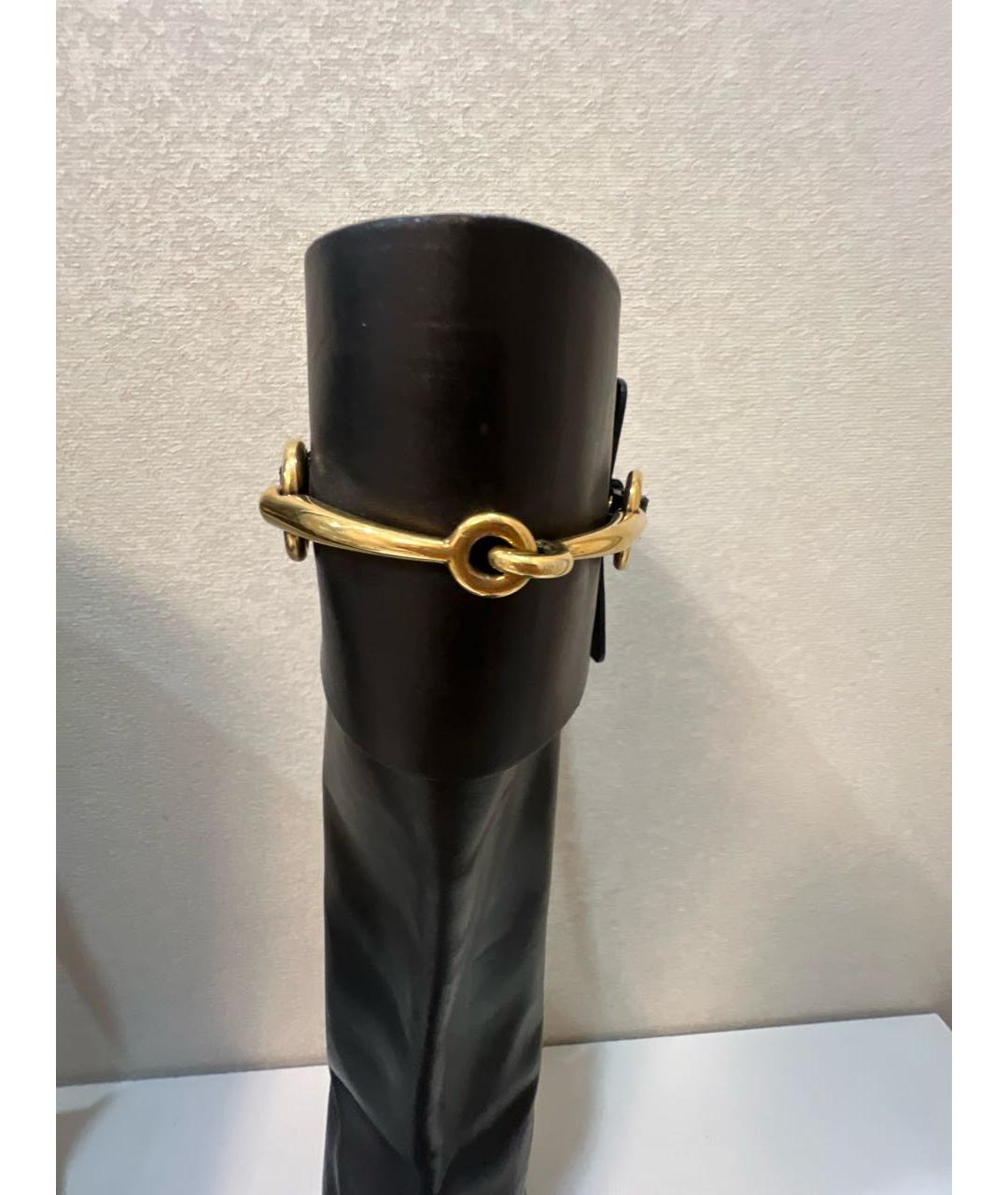 GUCCI Черные кожаные сапоги, фото 6